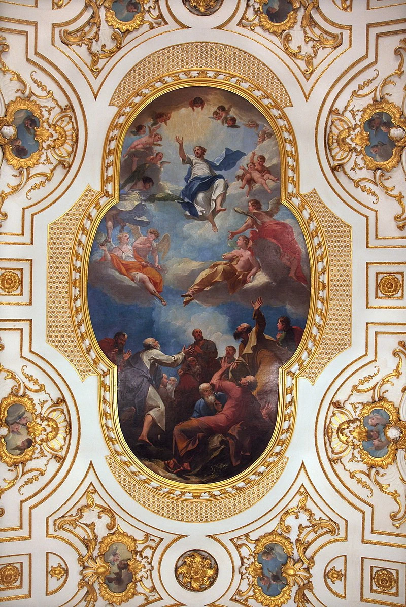 Ascensione di Gesù al cielo - chiesa di Great Witley, Worcestershire